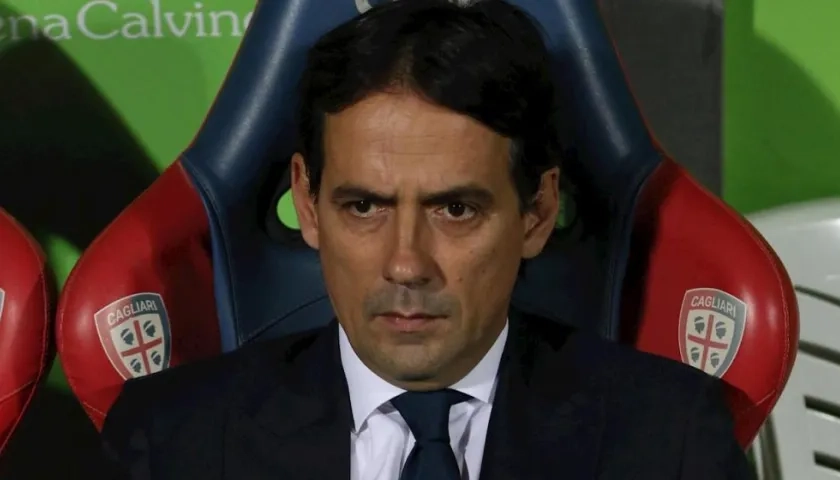 Simone Inzaghi, técnico de la Lazio.