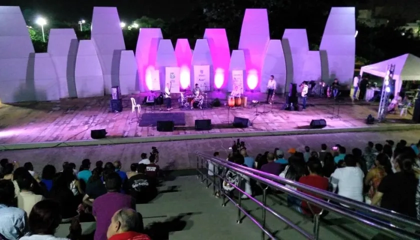 Concha acústica del parque Sagrado Corazón.