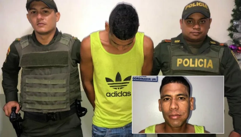 El presunto homicida capturado