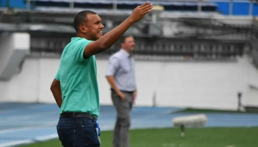 Roberto Peñaloza, técnico del Barranquilla FC. 