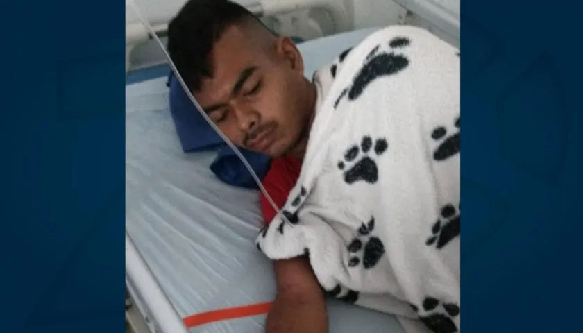  John Jairo Romero Tapias se encuentra en el CAMINO Adelita de Char tras resultar lesionado por la comunidad.