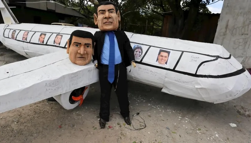 Juan Orlando Hernández y su hermano Juan Antonio Hernández.