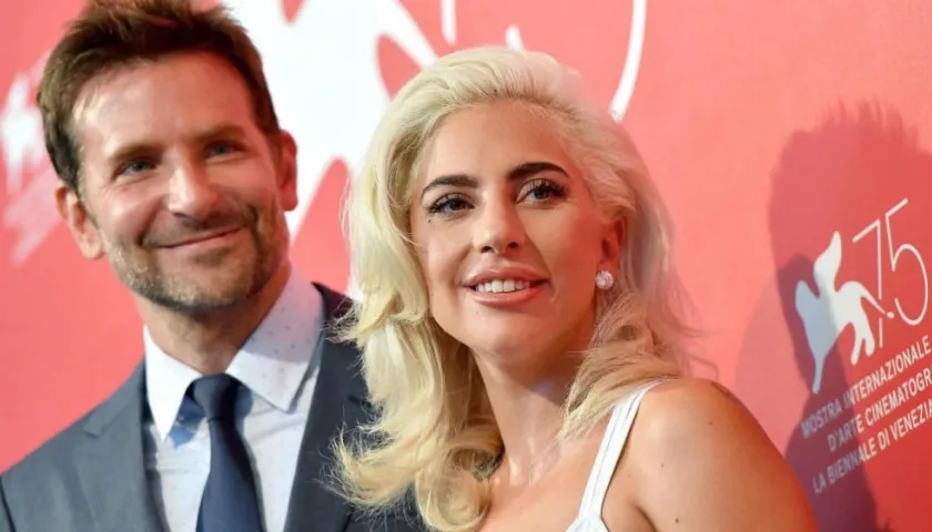 Los actores Bradley Cooper y Lady Gaga.