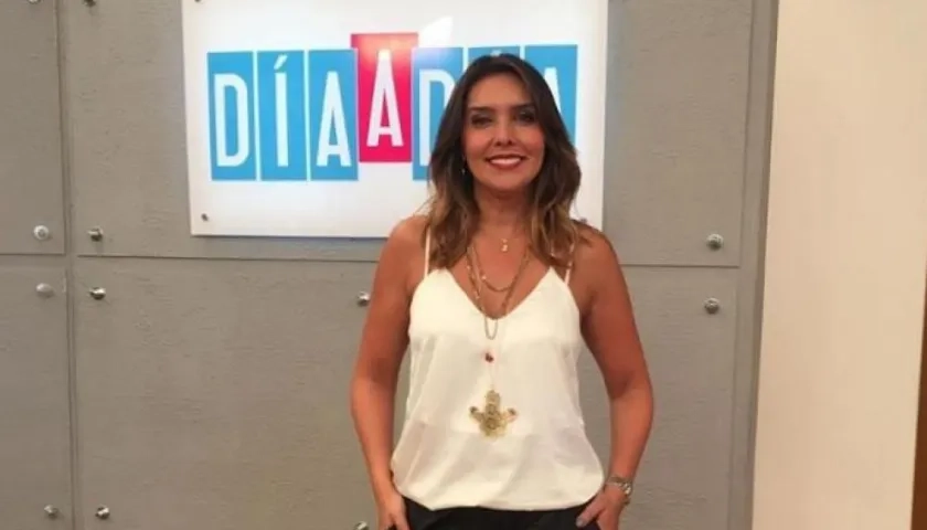 La presentadora Mónica Rodríguez.