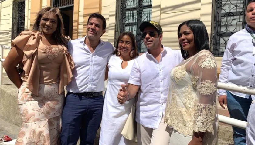 El Alcalde Alejandro Char en Riohacha.