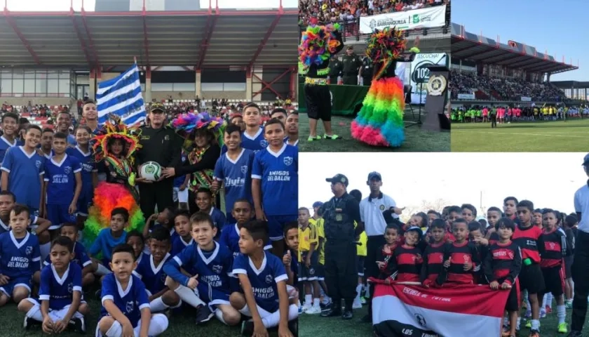 Aspectos de la inauguración. 