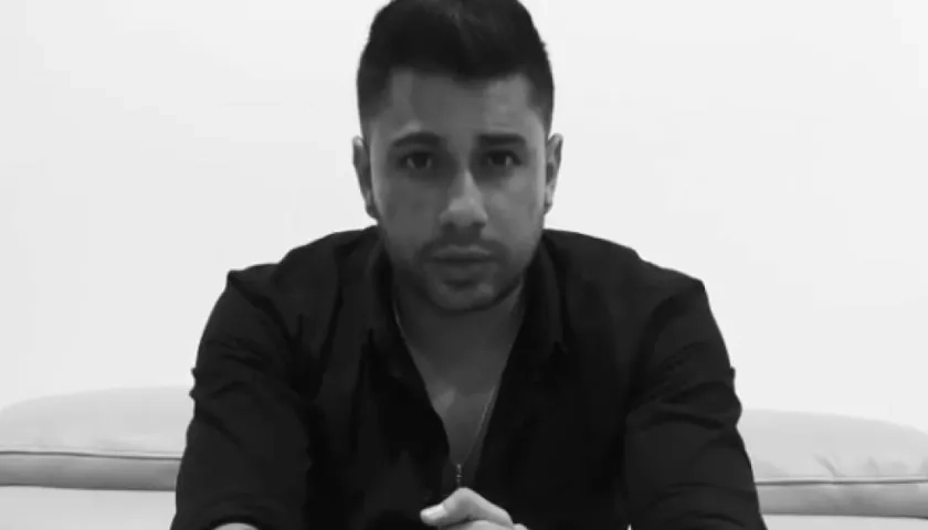 El vocalista del Binomio de Oro Jean Piero Spano.