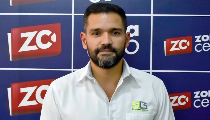 Andrés Anaya, representante de AG Constructora.