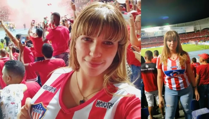 Yoselin Peña, en el estadio Pascual Guerrero.