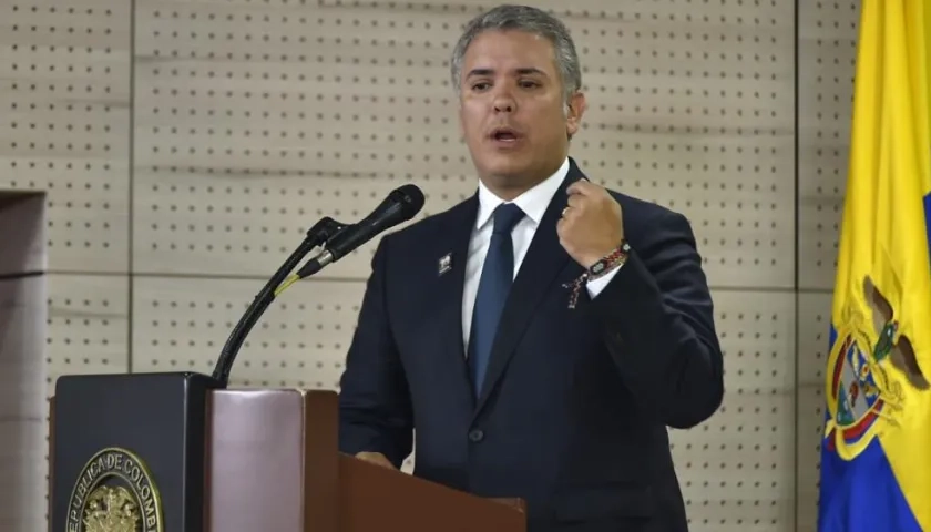 Iván Duque, presidente de Colombia.