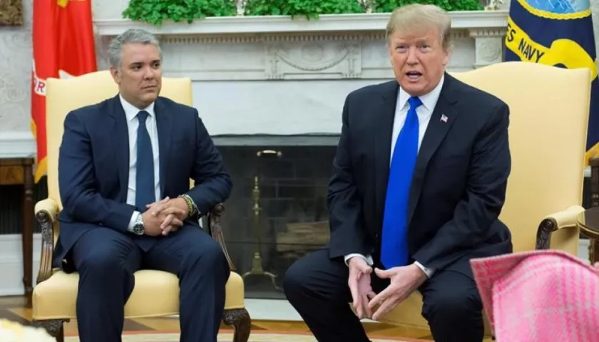 El Presidente Duque fue recibido por el Presidente de EE.UU.