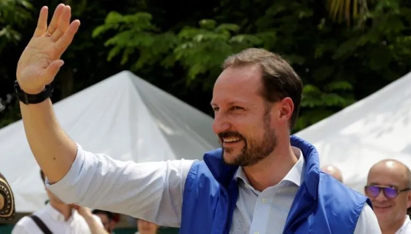 El Príncipe de Noruega, Haakon Magnus.