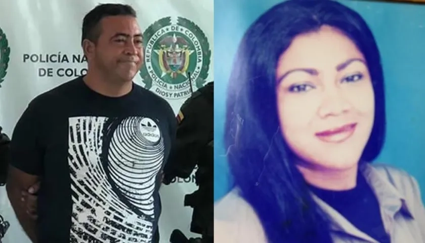 Tomás Maldonado Cera y foto en vida de Yilibeth Manjarrés Almarales.