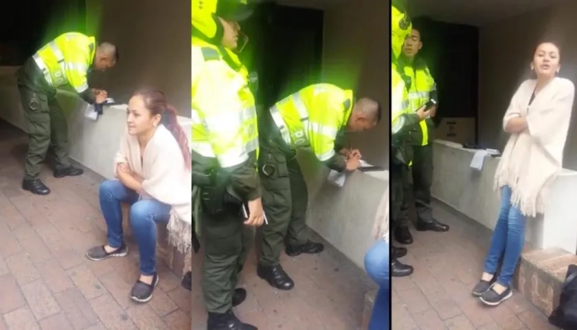 Momentos del incidente.