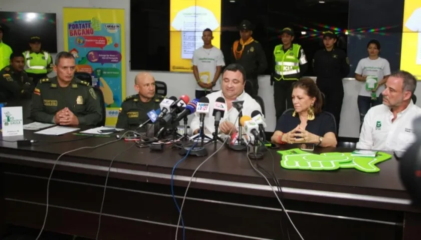 Mariano Botero, Hernán Bustamante, Yesid Turbay, Carla Celia y Juan José Jaramillo.