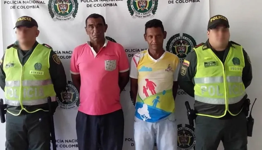 Los hombres fueron capturados en Candelaria y llevados a la Penitenciaría El Bosque.