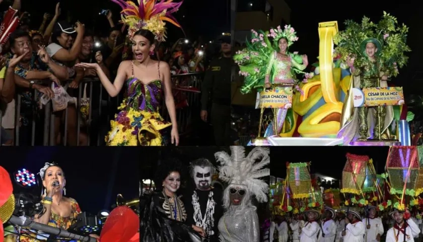 Carolina Segebre, Reina del Carnaval de Barranquilla, brilló en una Guacherna en homenaje a Esthercita Forero.