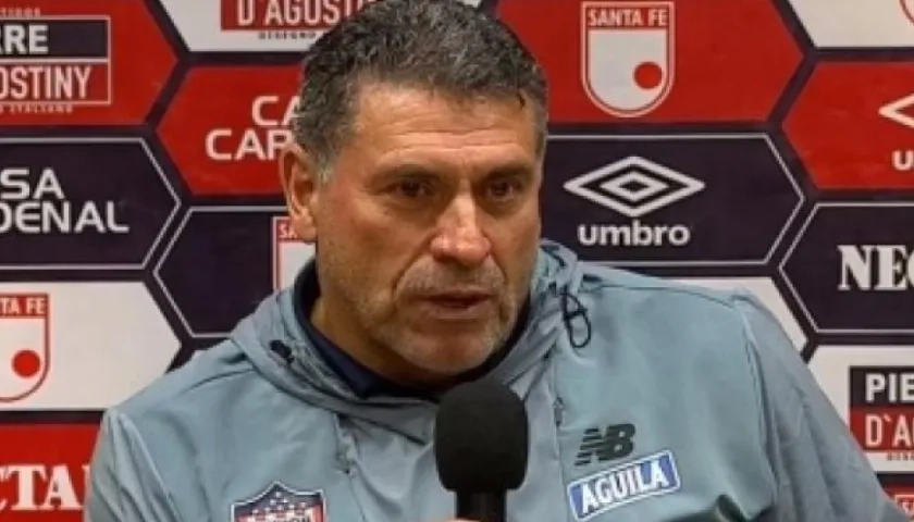 Luis Fernando Suárez, DT del Junior.