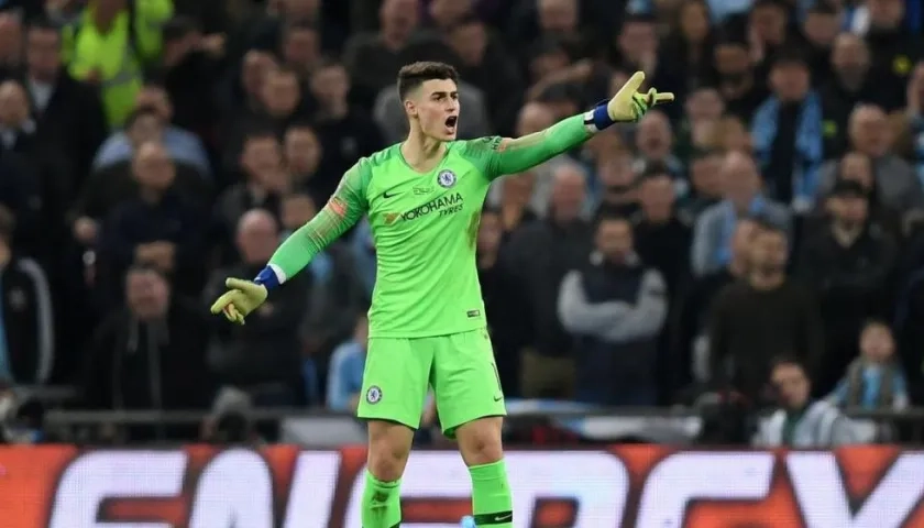 Kepa, portero del Chelsea. 