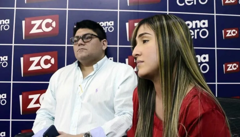 Ernesto González Daza y Daniella Ahumada Comas.