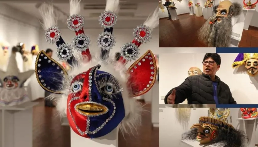  Reinaldo Chávez explicó que el papel de los artesanos bolivianos en las diferentes máscaras usadas por los danzantes.