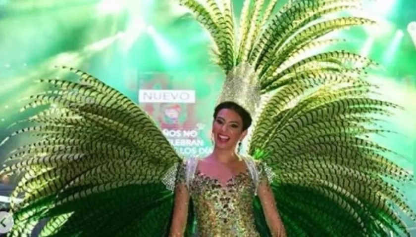 La Reina del Carnaval de Barranquilla, Carolina Segebre Abudinen.