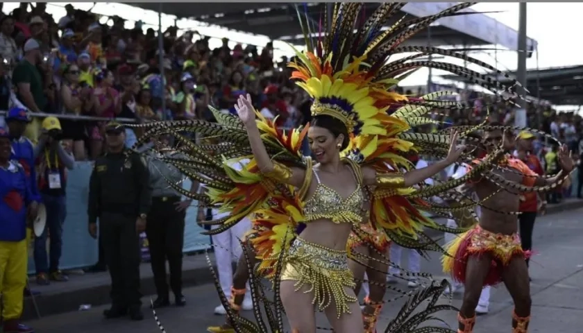 La Reina del Carnaval de Barranquilla, Carolina Segebre Abudinen.