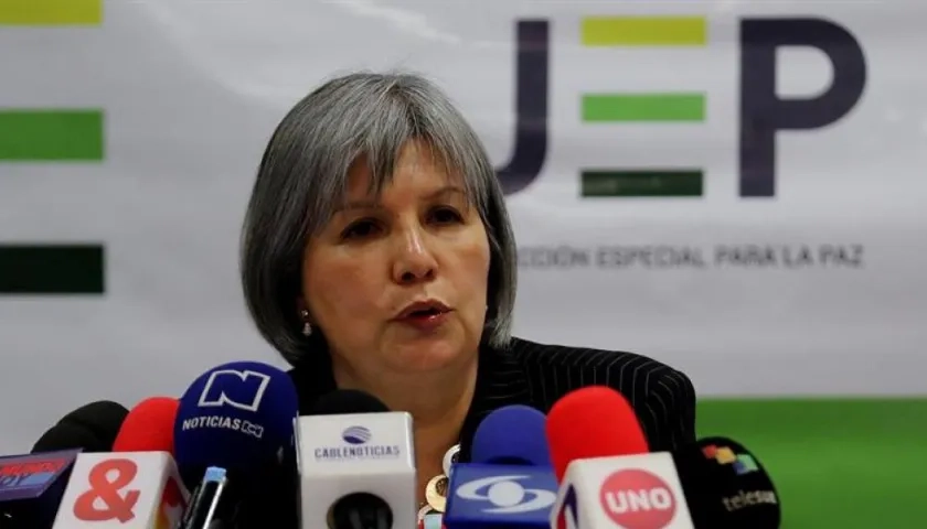 Patricia Linares, presidenta de la JEP.