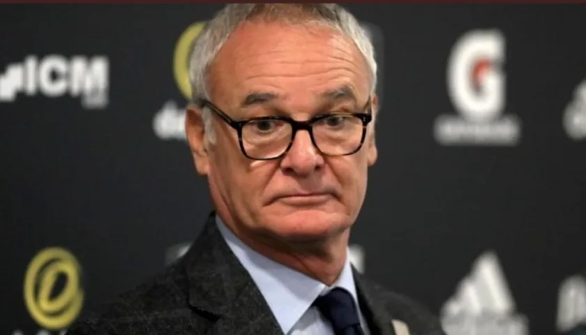 Claudio Ranieri, técnico italiano. 