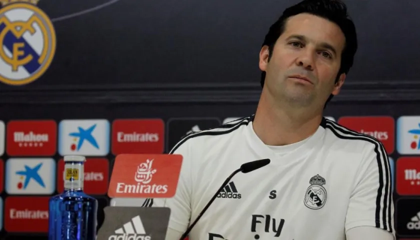 Santiago Solari, entrenador del Real Madrid. 