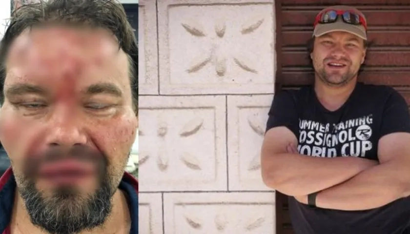 Periodista polaco Tomasz Surdel.