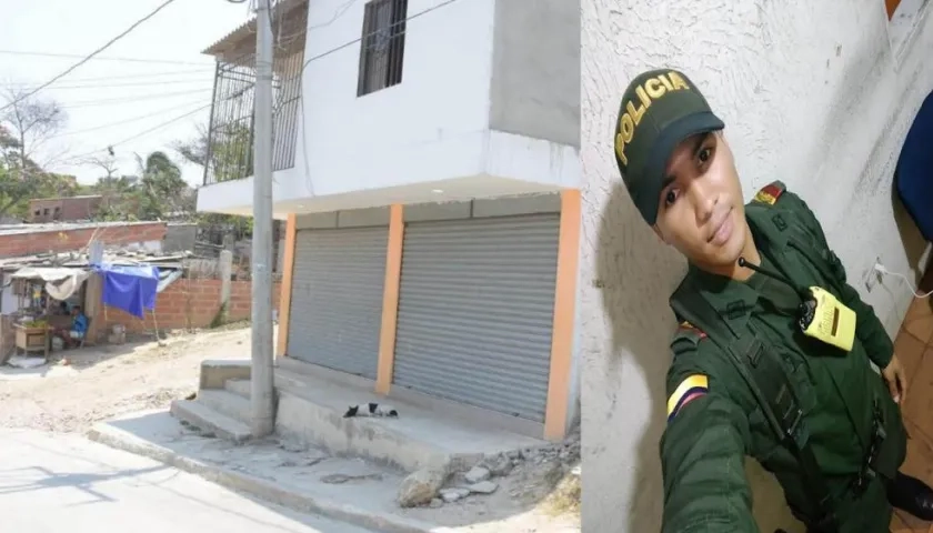 Lugar donde fue asesinado Víctor Meléndez.