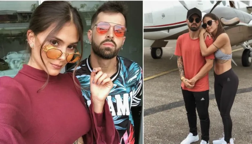 Los colombianos Greeicy Rendón y Mike Bahía