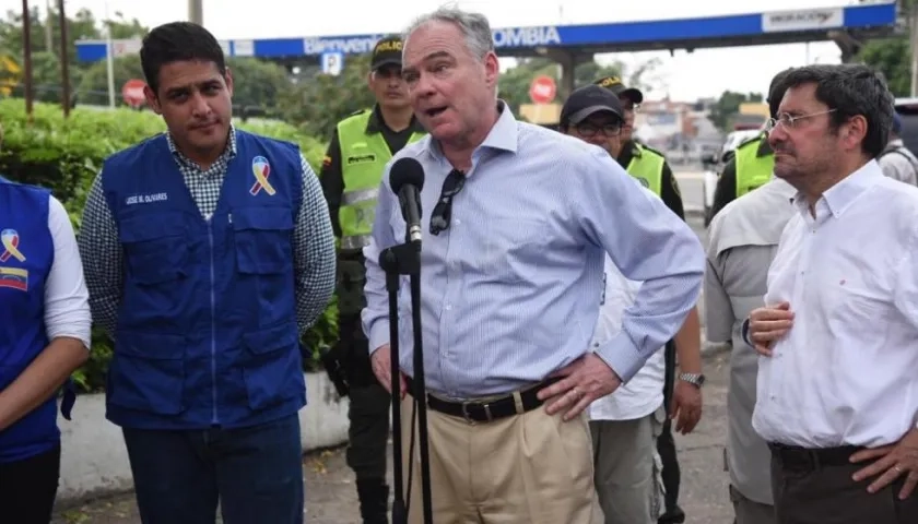 El senador estadounidense Tim Kaine