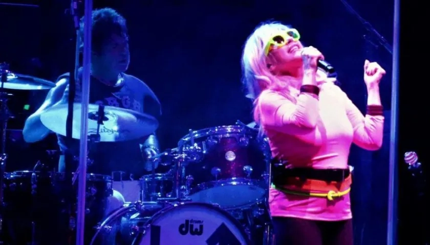 La cantante estadounidense de rock Blondie.