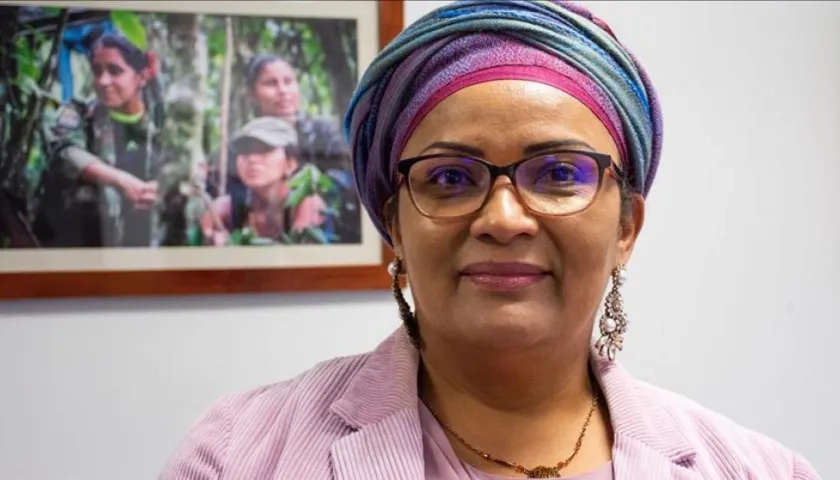 Victoria Sandino, senadora del partido Farc.