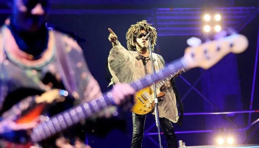 El músico Lenny Kravitz.