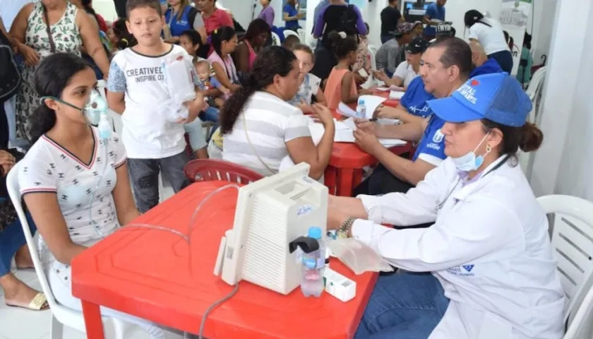 La jornada fue desarrollada por un equipo interdisciplinario de salud.