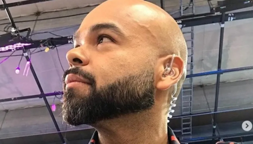 El presentador Carlos Vargas.