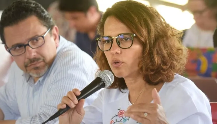 Nancy Patricia Gutiérrez, Ministra del Interior.