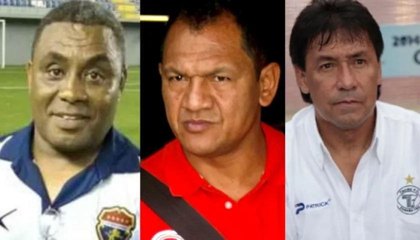 Jair Palacios, Chicho Pérez y Gonzalo Soto, técnicos colombianos en Panamá.