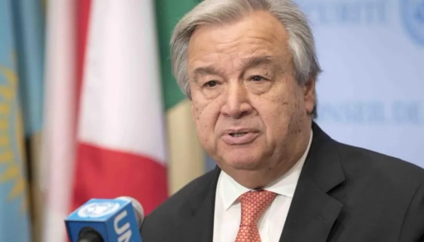 António Guterres, secretario de la ONU.
