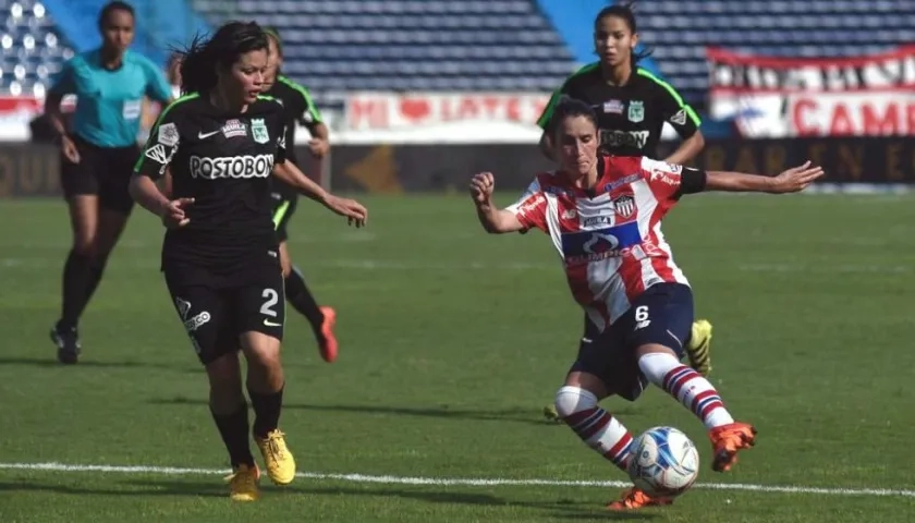 Daniela Montoya, jugadora de Junior. 