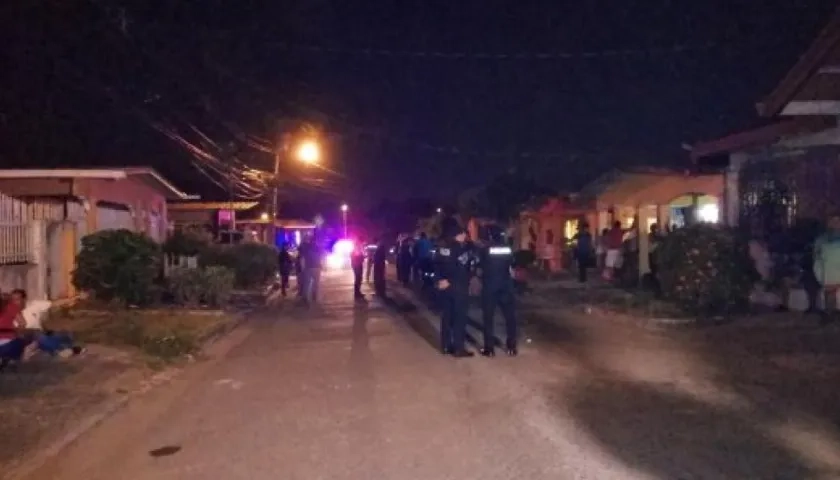 Lugar de los hechos en El Tecal, Panamá.