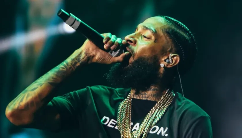 El rapero estadounidense Nipsey Hussle.