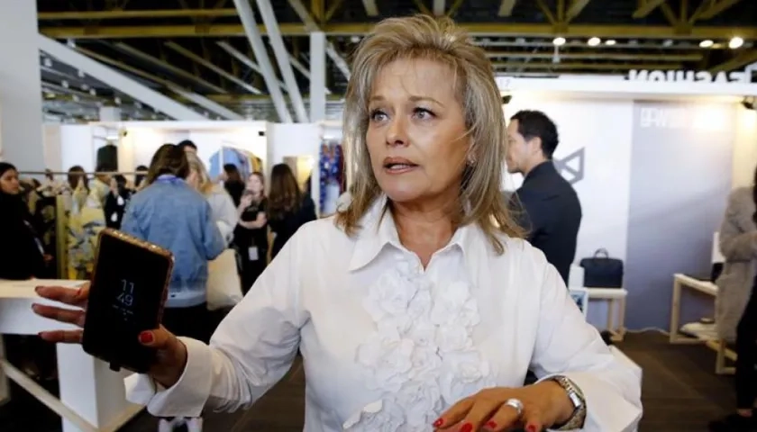 La directora del Bogotá Fashion Week, Martha Ligia Gracia