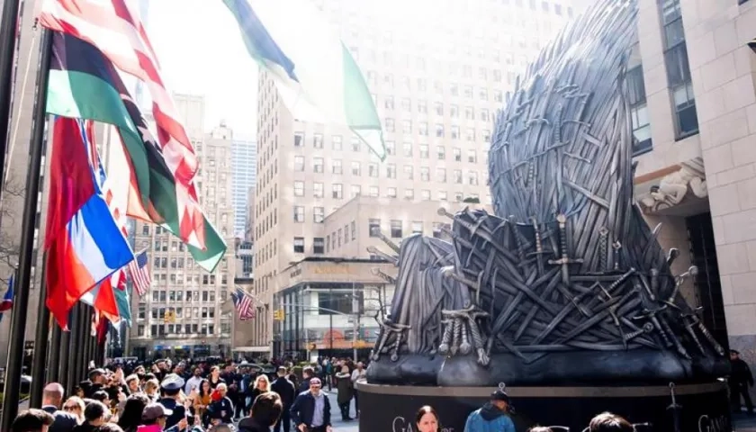 Alfombra roja de Juego de Tronos en Nueva York.