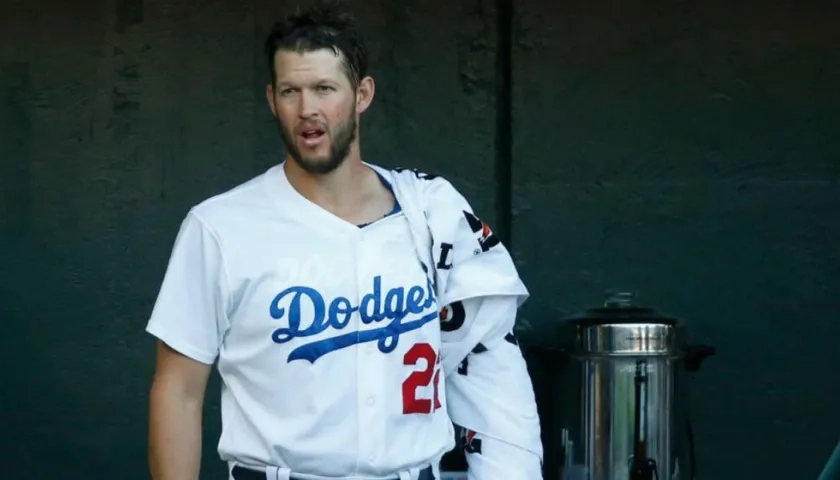 Clayton Kershaw, lanzador de los Dodgers. 