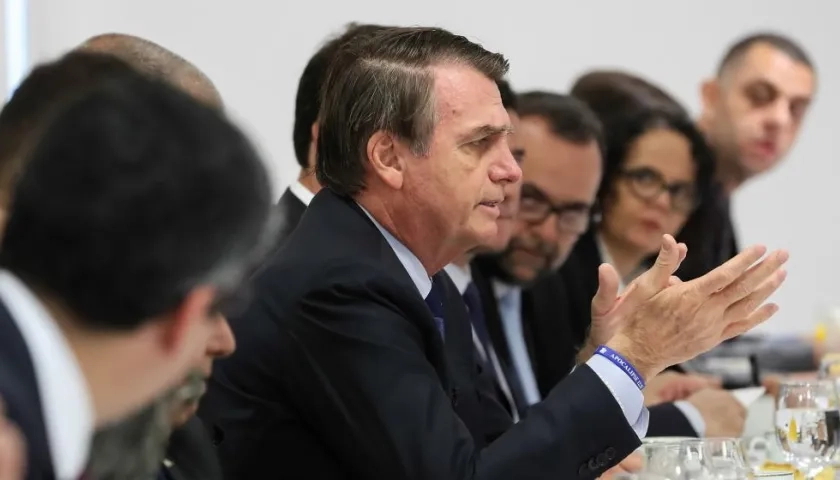 Jair Bolsonaro, presidente de Brasila.