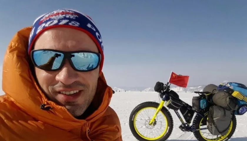 Leandro Martins, ciclista brasileño. 